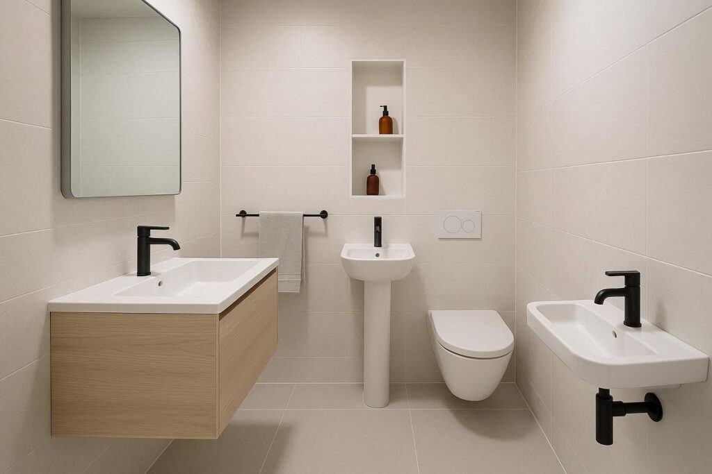 Select Space-Saving Vanities and Sinks