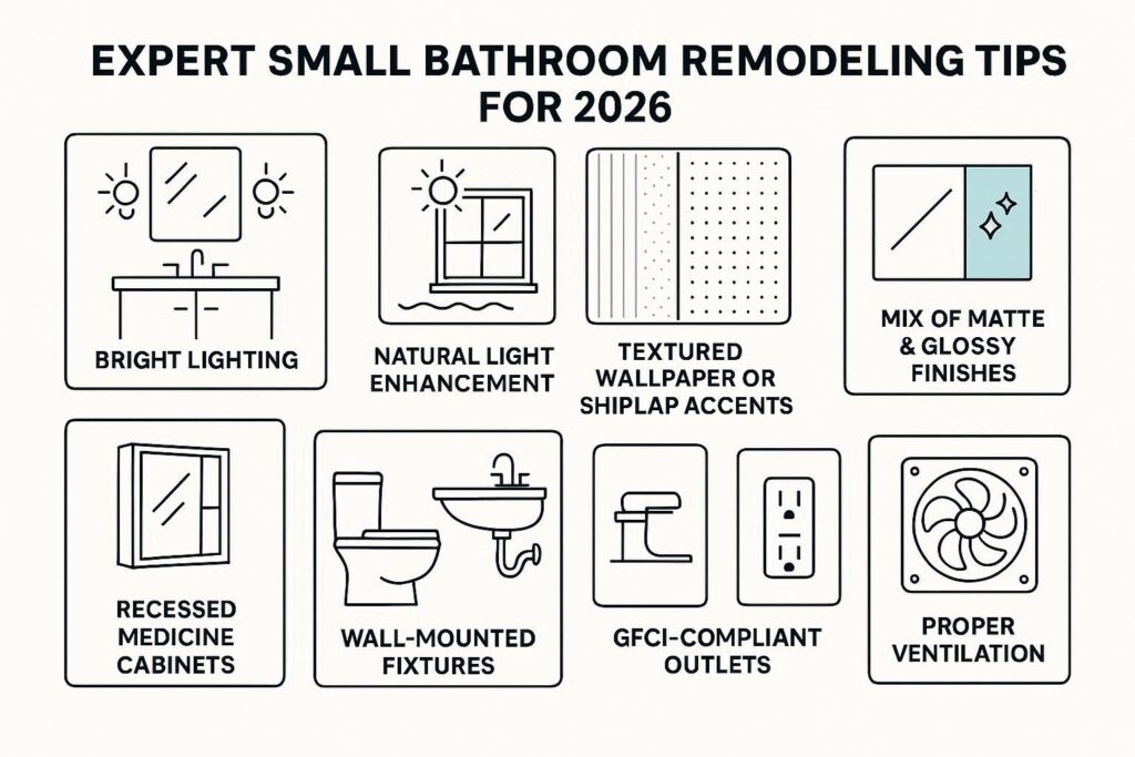 Pro Remodeling Insights for Transforming a Small Bathroom in 2026