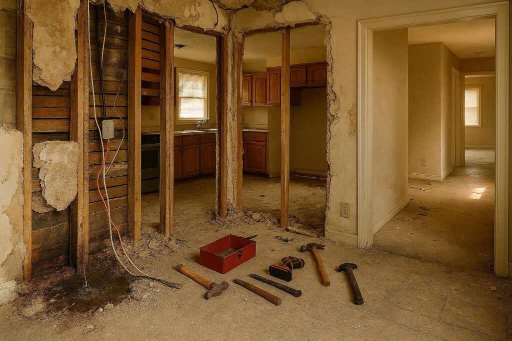 Common mistakes to avoid when renovating an old house with no money