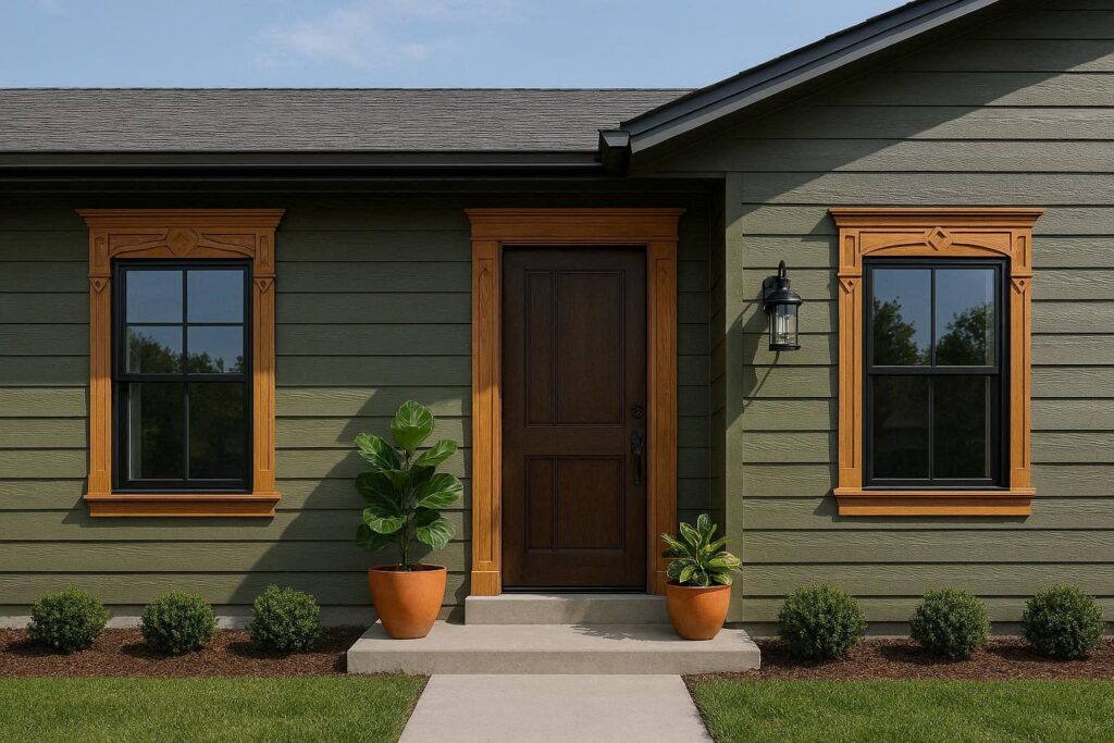 Ways to update home exterior without siding replacement using trim and accents