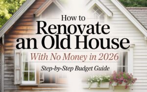 How to Renovate an Old House With No Money