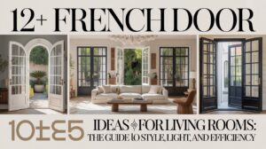 french door ideas for living room