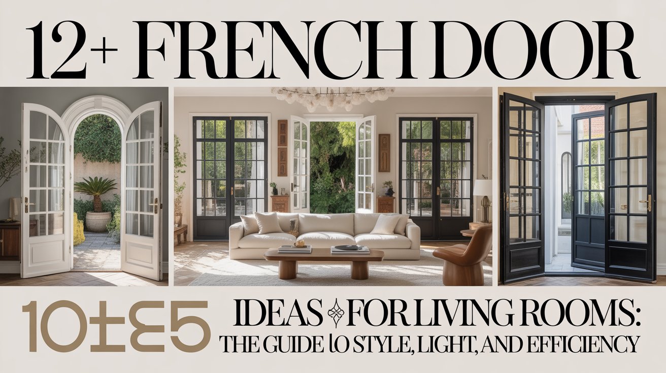 french door ideas for living room