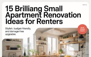 small apartment renovation ideas for renters