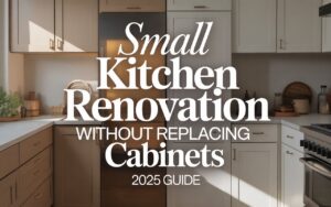 small kitchen renovation without replacing cabinets