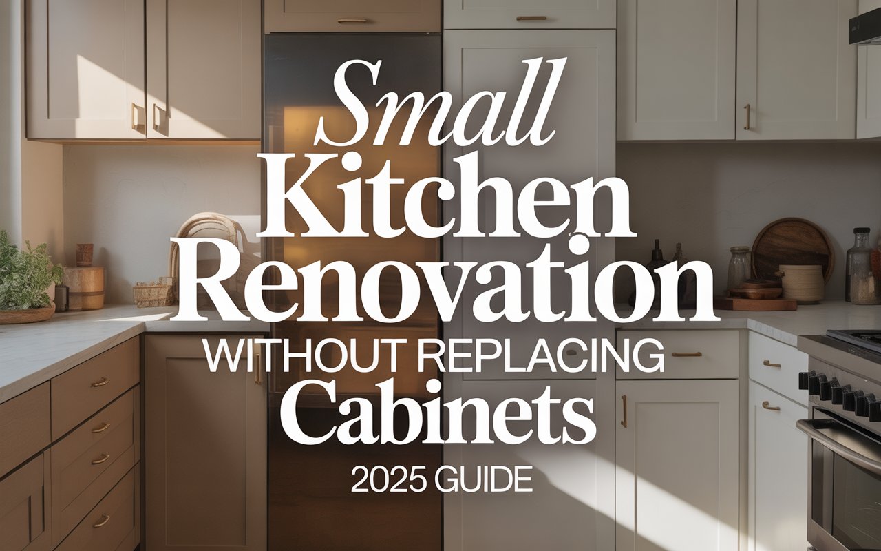 small kitchen renovation without replacing cabinets